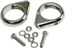 Turnsignal Clamps 49mm Pr Chrome