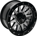 QuadBoss Wagon 14x7 - 5+2 - 4/137 Machined Aluminum Alloy Wheel
