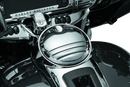 Kuryakyn Tri-Line Fuel Door Chrome for Harley Davidson Touring Models