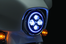 Kuryakyn Orbit Vision 7-inch LED Headlight for Harley Davidson Motorcycles