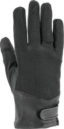 Kuryakyn River Road Pecos Leather Mesh Gloves - Large Black