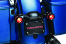 Kuryakyn Curved License Plate Mount for Harley-Davidson - Matte Black Part 3147