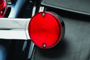Kuryakyn Luminez LED Rear Turn Signal Inserts for Harley-Davidson 1156, Flat Style, Red - Part