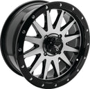 QuadBoss Wagon 18x7 - 4+3 - 4/137 Machined Wheel for Powersports Vehicles