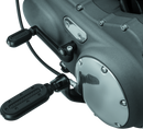 Kuryakyn Heavy Industry Pegs with Adapters – Satin Black for Motorcycle Confidence and Control