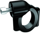 Kuryakyn Side Mount License Plate Holder Clamp for Harley-Davidson Softail Models (1986-2017) - Gloss Black