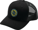 QuadBoss Sprocket Hi-Vis Trucker Cap - Adjustable Cotton-Poly/Nylon Mesh for Powersports