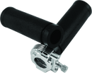 Bikers Choice Chrome Throttle Assembly with Grips for Harley Big Twin, XL, and Custom Models - Part