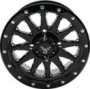 QuadBoss Wagon 18x7 - 4+3 - 4/156 Milled Aluminum Wheel
