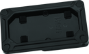 Kuryakyn Nova Side Mount License Plate Frame for Harley Davidson Models - Gloss Black (Part