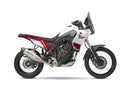 Yoshimura RS 12ADV Race Full System Exhaust for Yamaha XTZ700 Ténéré (2021-2024) - Matte Carbon Fiber End Cap