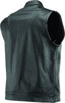 Kuryakyn Leather by River Road Vandal Club Vest in Black – Small