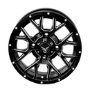 QuadBoss Barbwire 15x7 - 5+2 - 4/137 Milled Alloy Wheel for Powersports Vehicles