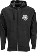 Harddrive Shield Hoodie Black/White Xl