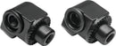 Kuryakyn Splined Foot Peg Adapters for BMW Rear Models – Black Finish, Part No. 3899