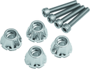 Kuryakyn Windshield Screws for Harley Davidson FLTR Models – Chrome/Black Finish Part 5721