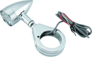 Bikers Choice Chrome Mini LED Turn Signals with 41 mm Clamp for Harley-Davidson – Part 482422