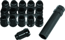 QuadBoss Spline Lug Nuts 12x1.5 - Black for Powersports Vehicles