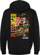 DBK Speedway Hoodie Black XL - 10oz 70% Cotton / 30% Polyester Blend