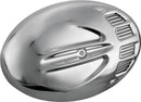 Kuryakyn Scarab Air Cleaner Cover Chrome - Stylish Upgrade for OEM Air Cleaner Assembly
