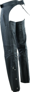 Kuryakyn Leather by River Road Longhaul Leather Chaps for Powersports - Large