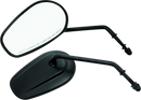 Bikers Choice Black Tapered Long Stem Mirrors for Motorcycles – Part No. 482007