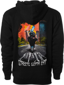 DBK Streets Gotta Eat Hoodie Black Medium - Comfortable 10oz Cotton-Poly Blend