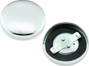 Bikers Choice 36-E73 Chrome Early Non-Vented Gas Cap for Harley Fat Bob Tanks